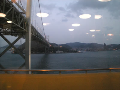 海辺のレストラン　景色